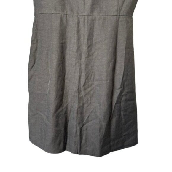 Tuckernuck NEW Black Leighton Linen Sleeveless Button Down Mini Dress Size S - Picture 9 of 9